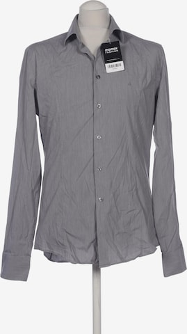 Calvin Klein Button Up Shirt in M in Grey: front