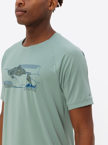 VAUDE Performance shirt 'Gleann II' in Green