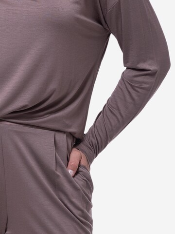 Mey Pyjama 'Pure Chic' in Braun