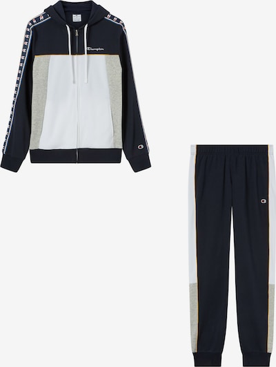 Champion Authentic Athletic Apparel Juoksupuku koossa L värissä tummansininen / keltainen / vaaleanharmaa / valkoinen, Tuotenäkymä