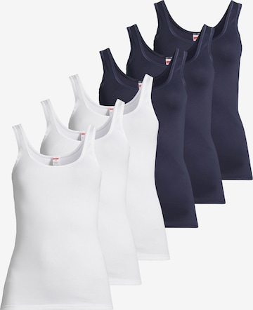 CON-TA Undershirt 'Feinripp' in Blue: front