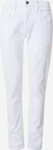 BLEND Slimfit Jeans 'Twister' in Wit: voorkant