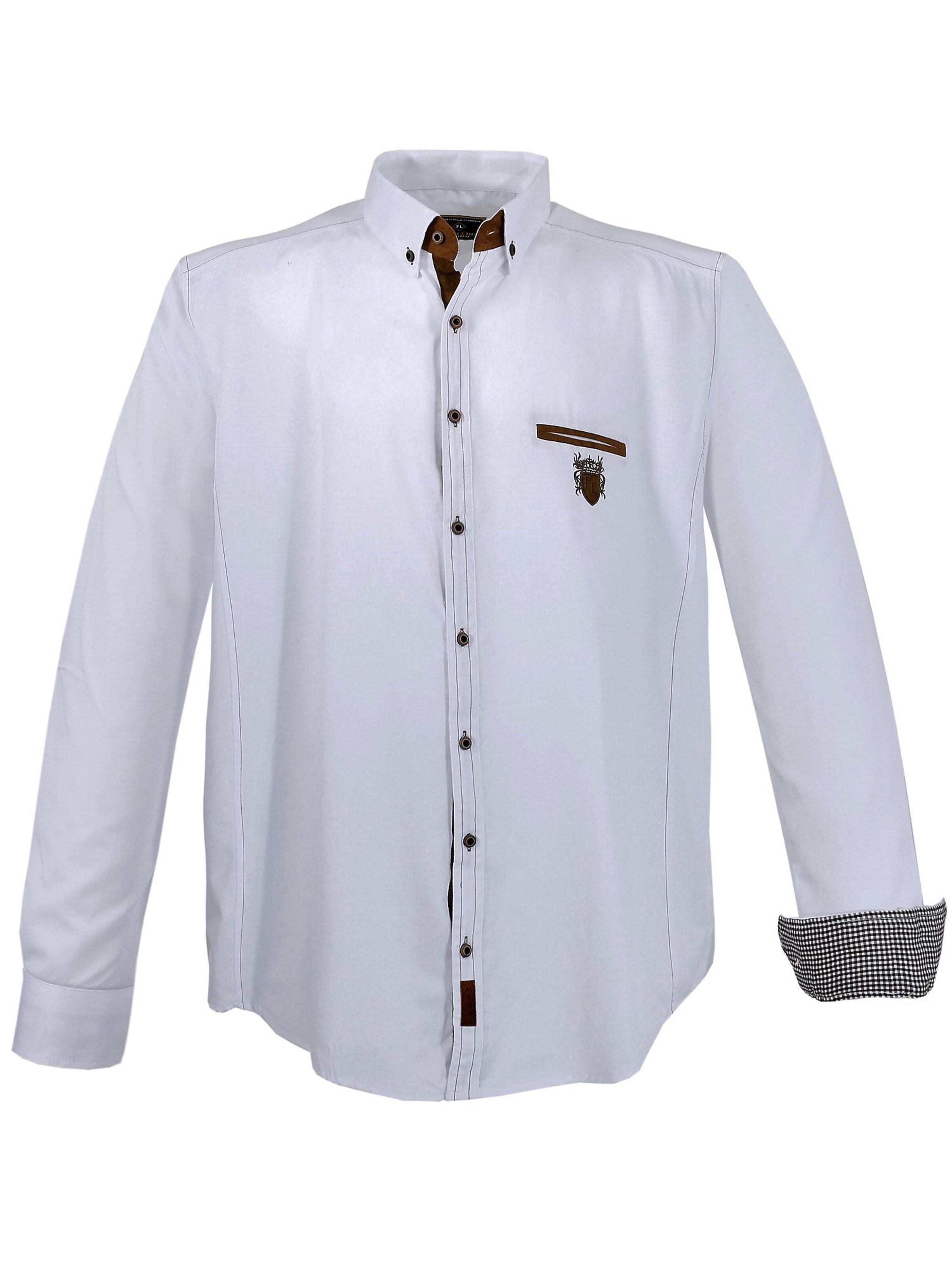 Lavecchia Button Up Shirt 'Lavecchia 1980' in White, Item view
