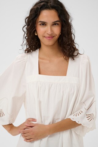 SAINT TROPEZ - Vestido 'Rivashell' em branco