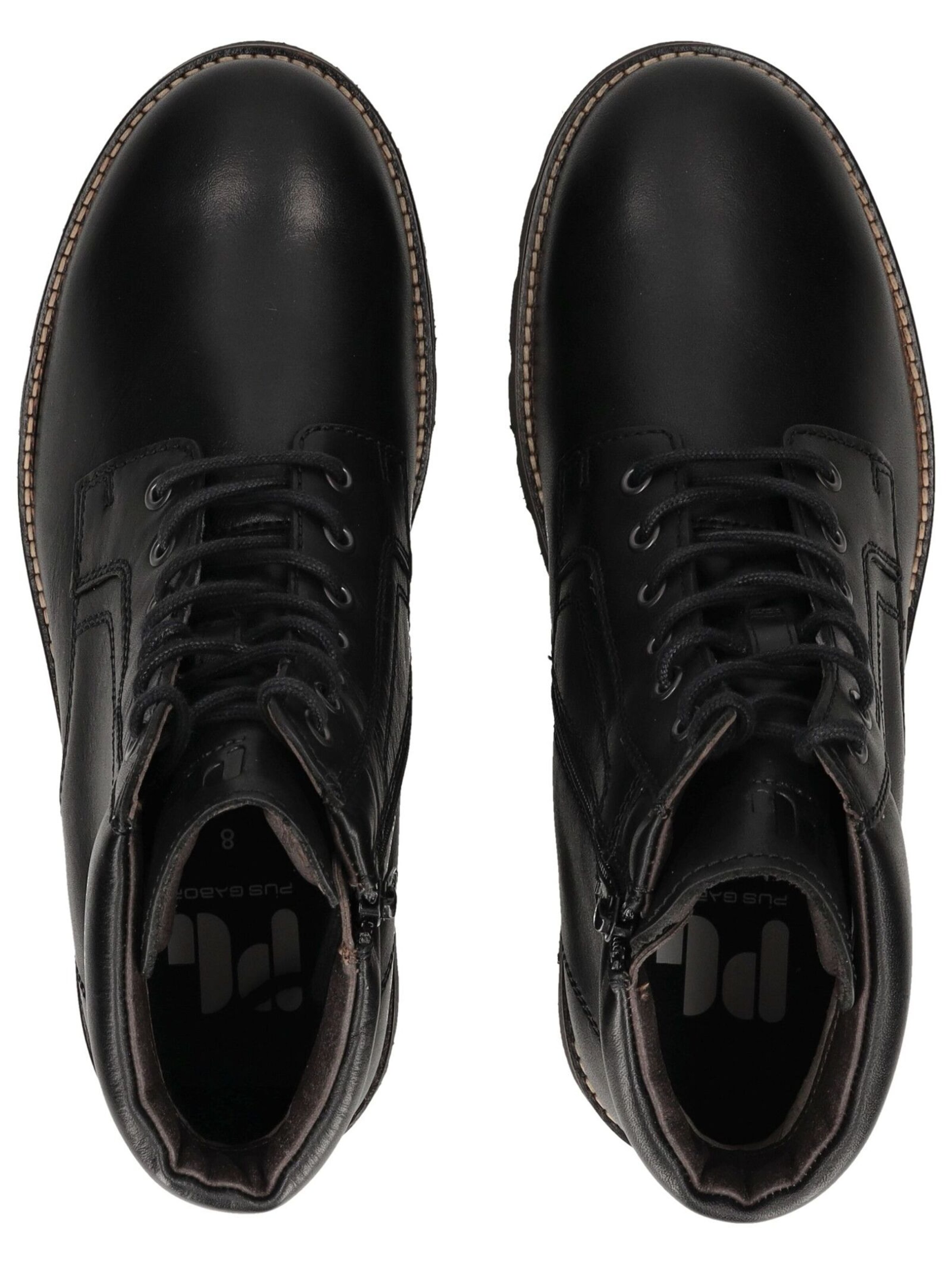 Stivale stringato di Pius Gabor in nero