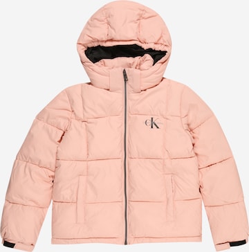 Calvin Klein Jeans Winter jacket in Pink: front