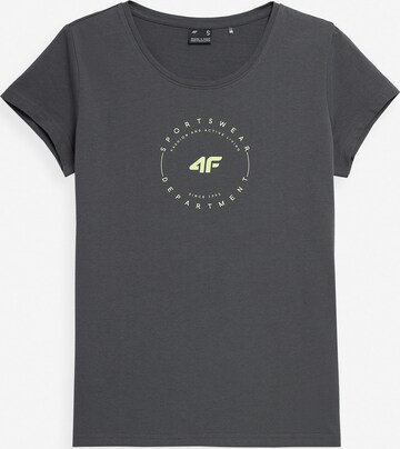 4F Funktionsshirt in Grau: predná strana