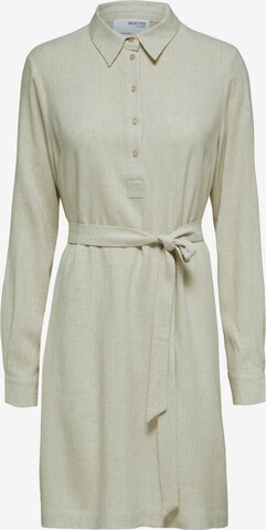 Robe-chemise 'Viva' SELECTED FEMME en beige : devant