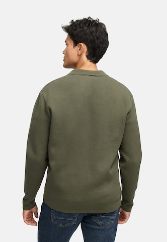 INDICODE JEANS Gebreid vest 'Bellino' in Groen