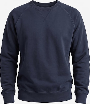 Fortela Sweatshirt 'HARVARD CREWNECK SWEATSHIRT IN BRUSHED JERSEY RAGLAN CUT BLUE' in Blue: front