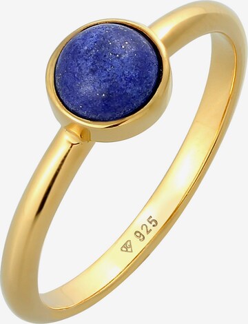 Bague ELLI PREMIUM en bleu : devant