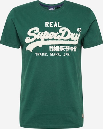Superdry T-Shirt in Grün: front