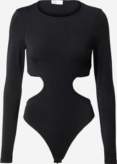 millane Shirtbody 'Henrike' en noir, Vue avec produit