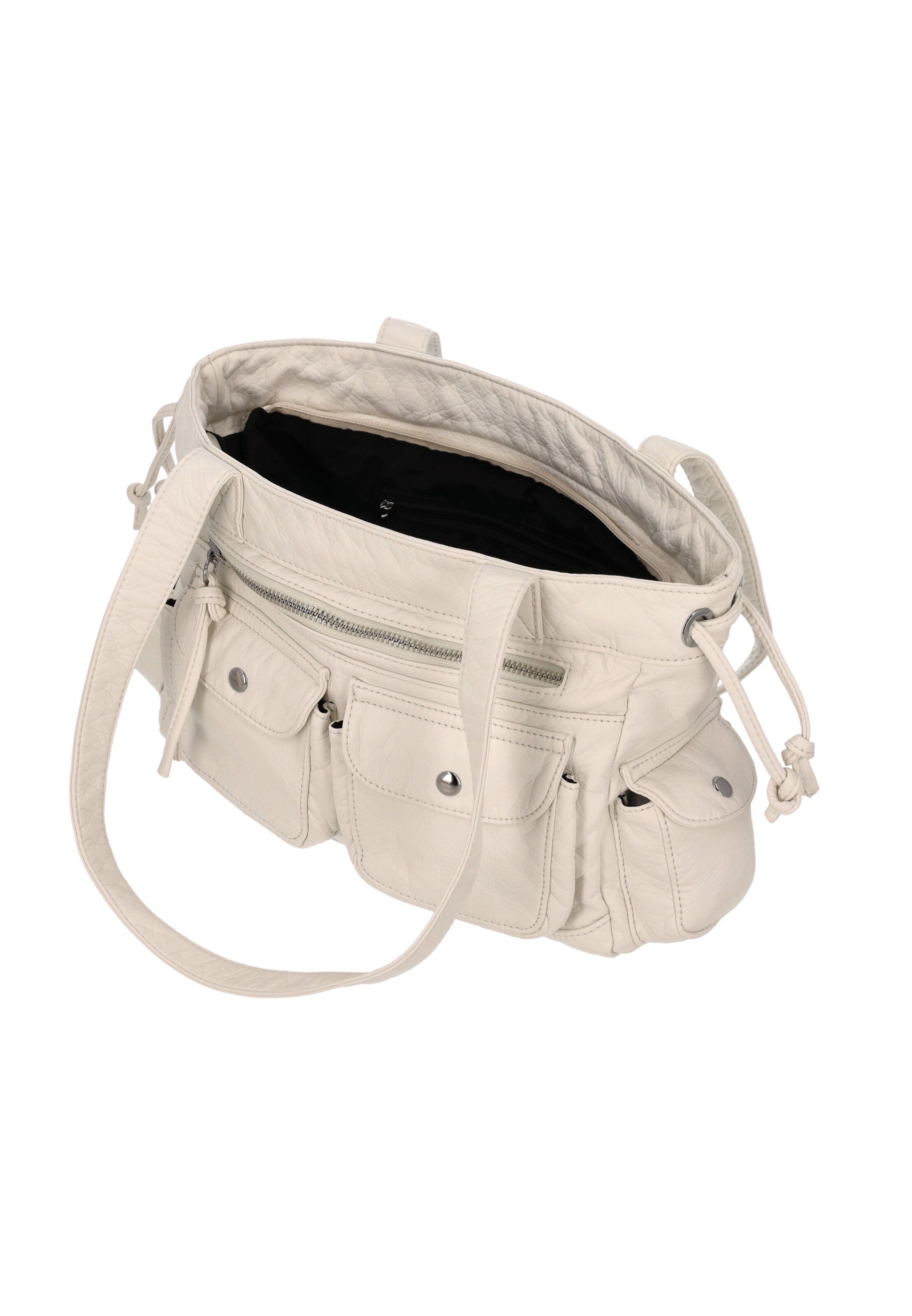 myMo ROCKS Schultertasche in Weiß