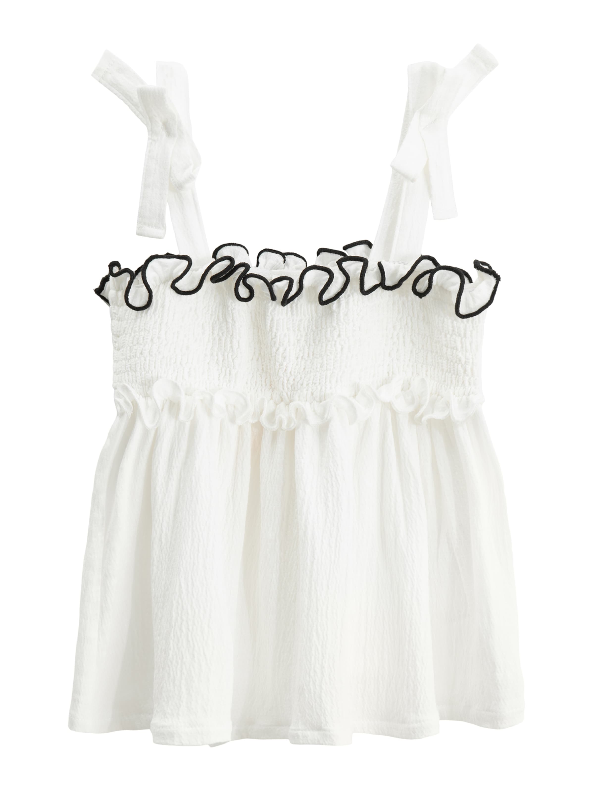 Cool Club Top – bílá: přední strana