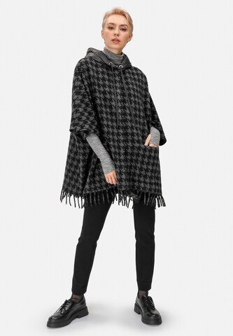 HELMIDGE Poncho in Grau: predná strana