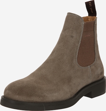 GANT - Botas chelsea 'Prepdale' em cinzento: frente