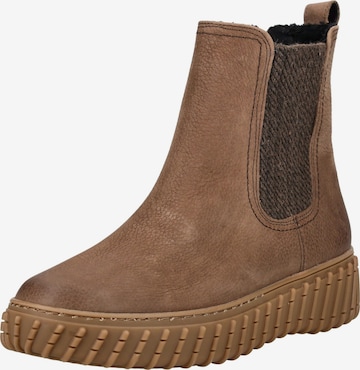 Paul Green Chelsea boots in Brown: front
