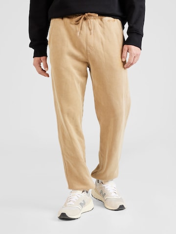 HOLLISTER Tapered Broek in Bruin: voorkant