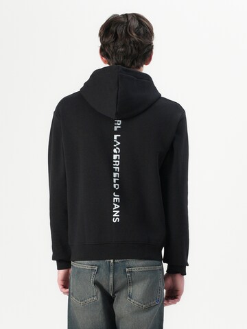 KARL LAGERFELD JEANS - Sudadera en negro: frente