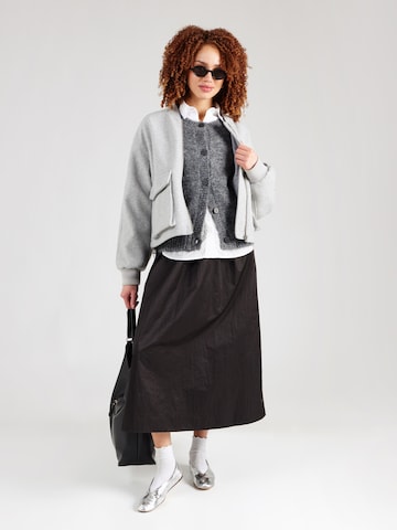 QS Strickjacke in Grau