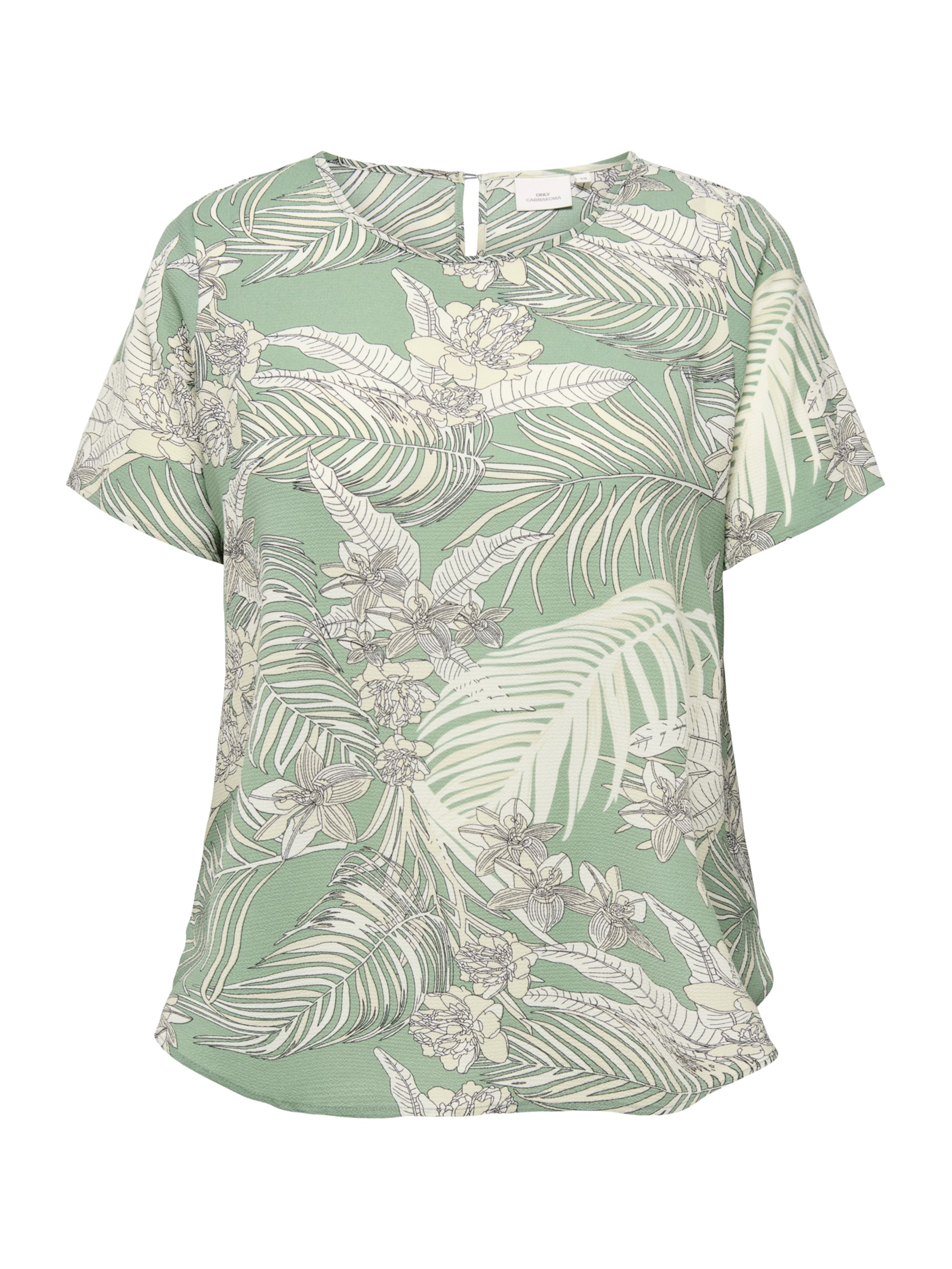 ONLY Carmakoma - Blusa 'CARVICA' em verde: frente
