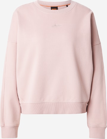 BOSS Sweatshirt 'C_Ever' in Pink: front