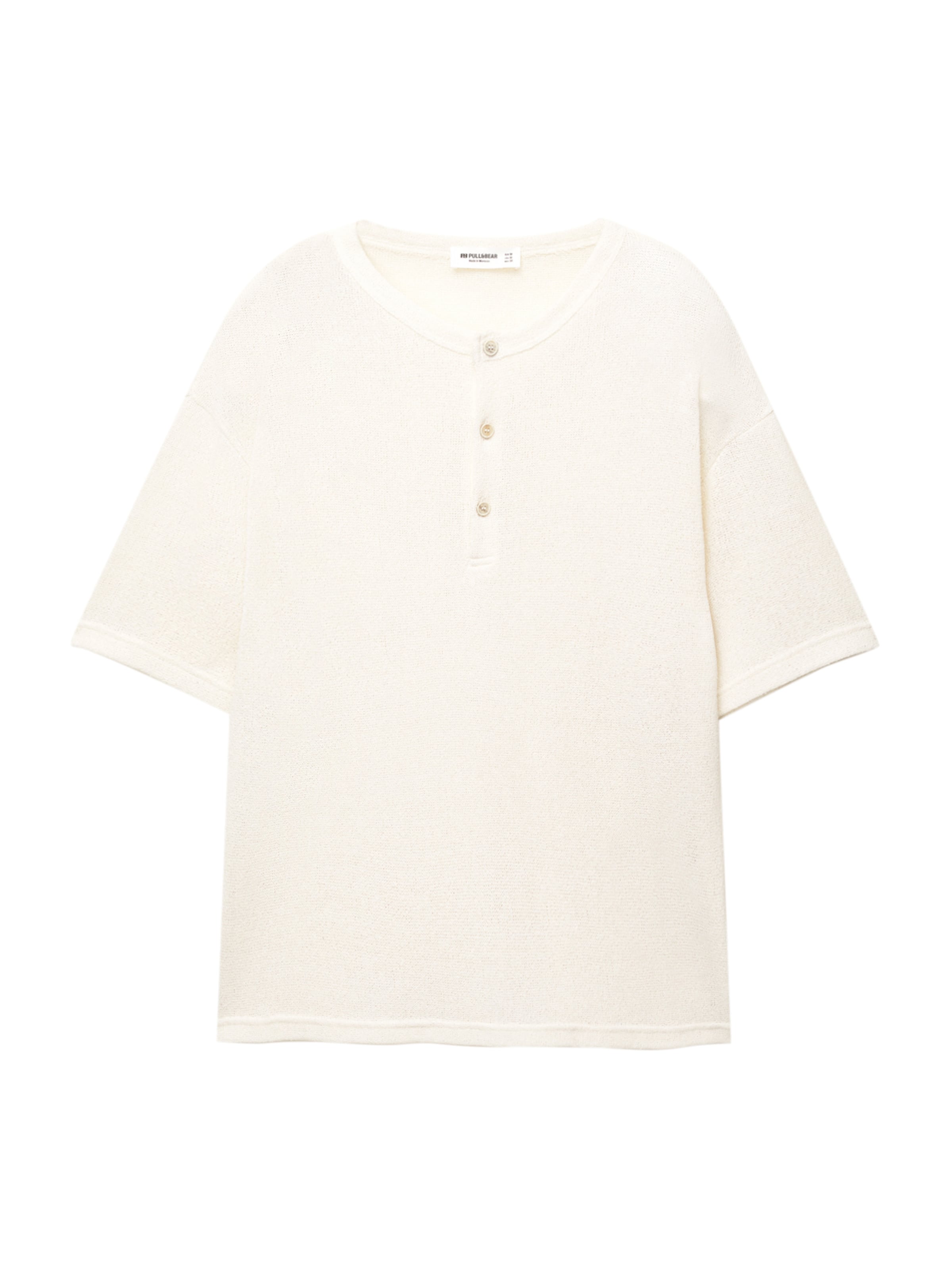 Pull&Bear Paita värissä valkoinen: etupuoli