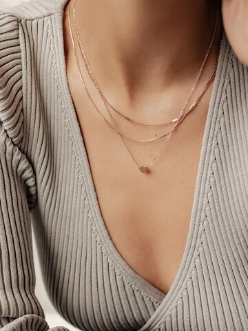 Hey Happiness Kette 'Amore' in Gold: Vorderseite