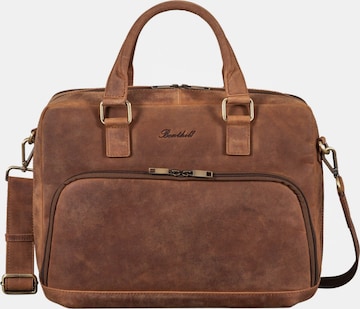 Benthill Briefcase in Brown: front
