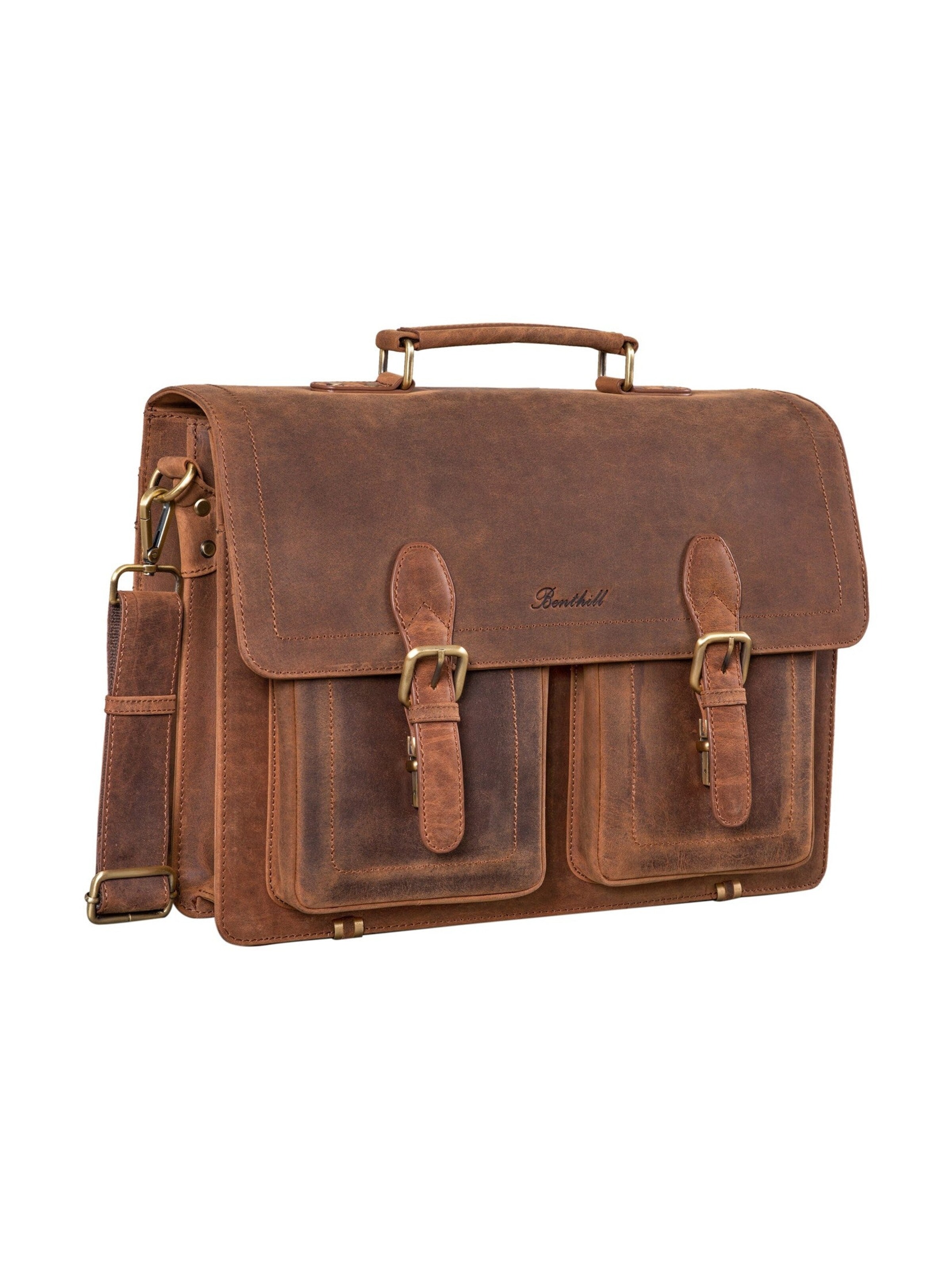 Benthill Briefcase in Brown