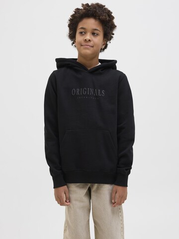 Jack & Jones Junior Sweatshirt 'JORFrederiksberg' in Black: front