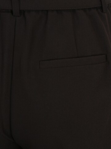 Pieces Petite Slimfit Spodnie 'PCBOSELLA' w kolorze czarny