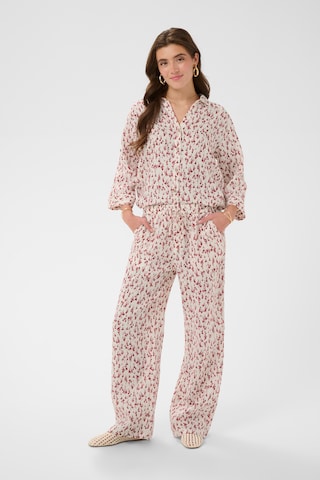 Wide Leg Pantalon 'CRBellis' Cream en beige