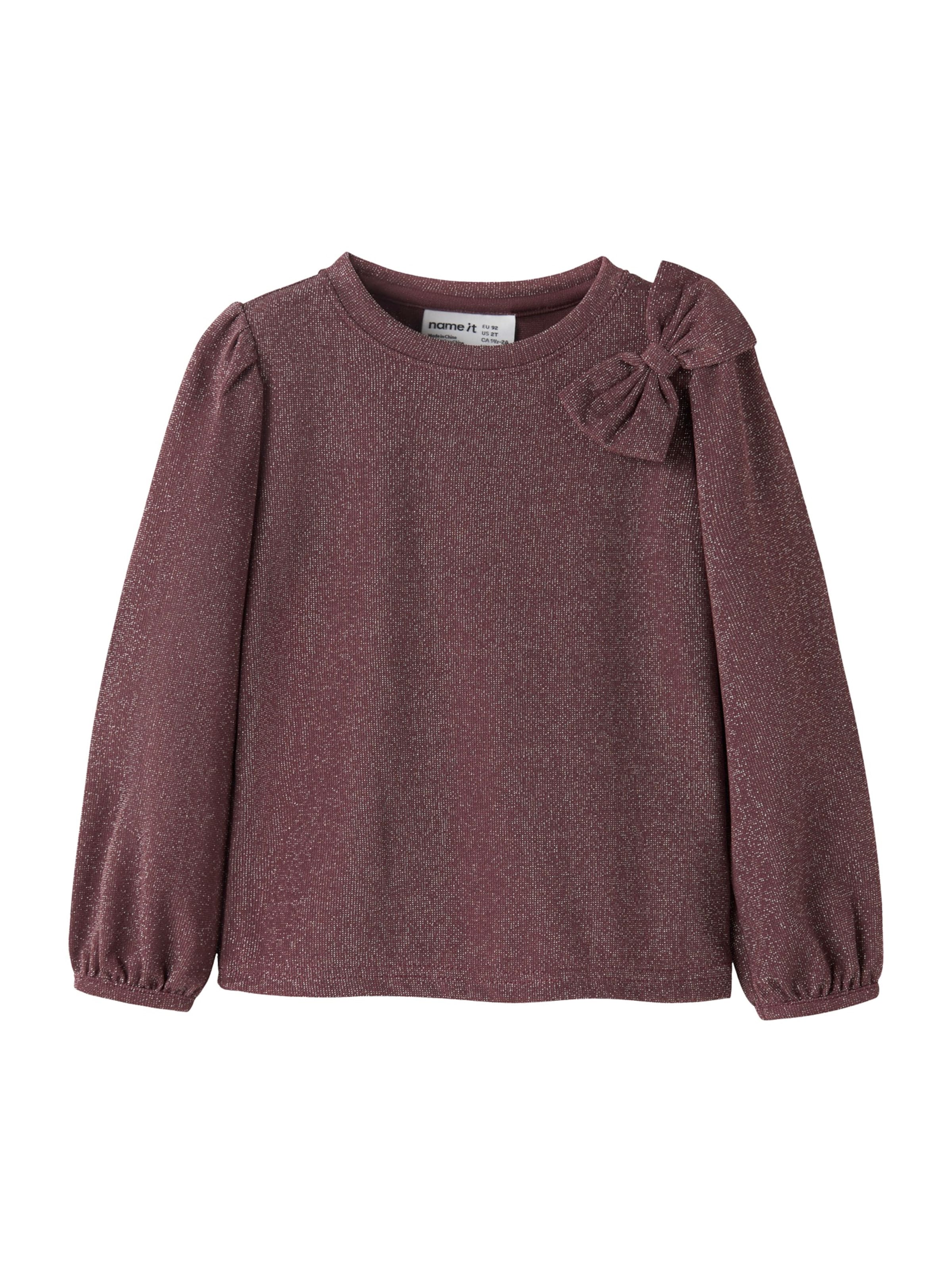 Maglietta 'NMFROISIN' di NAME IT in lilla: frontale