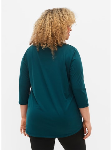 Active by Zizzi Shirt 'ABASIC ONE' in Groen