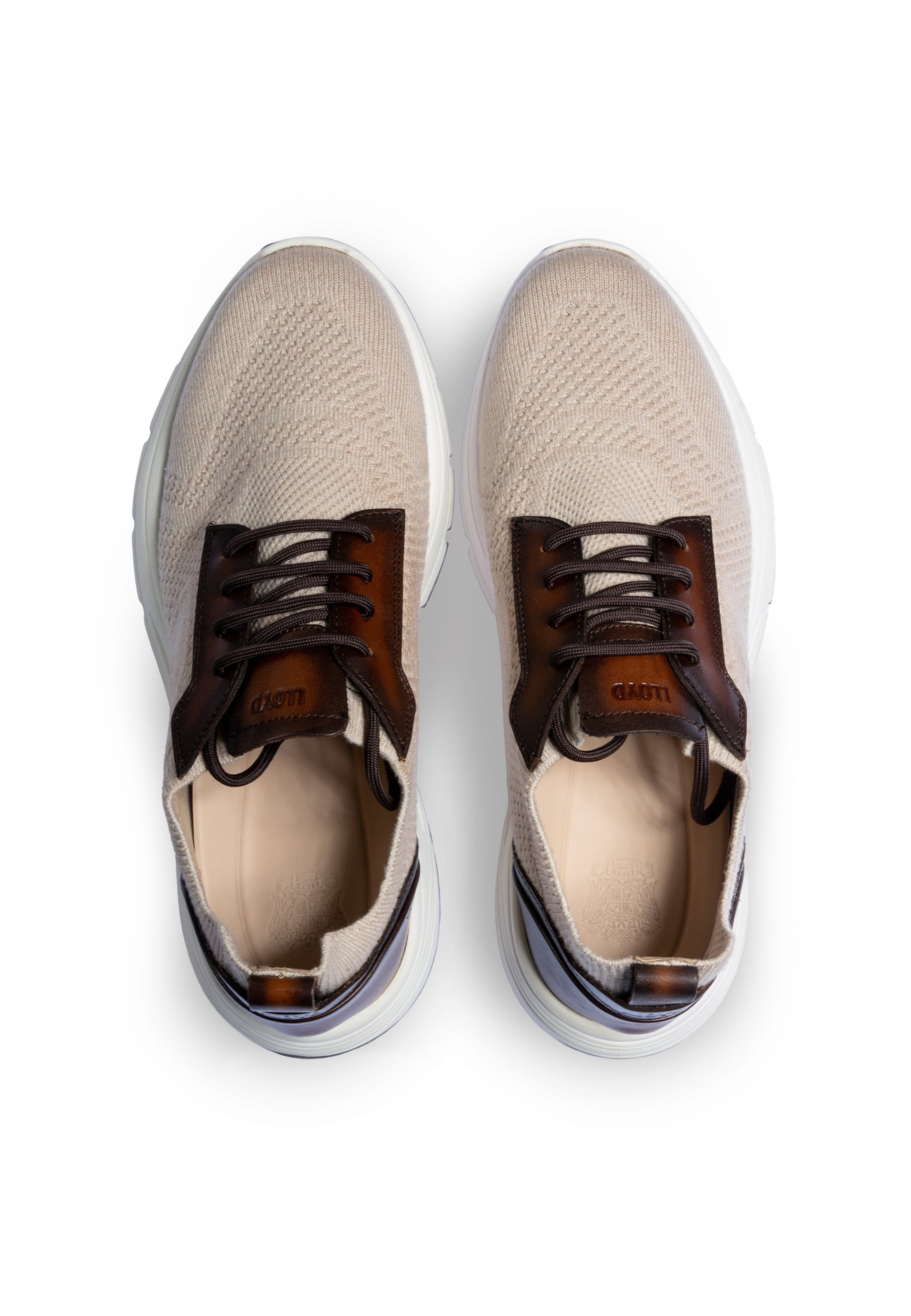 Baskets basses 'ECHO' LLOYD en beige