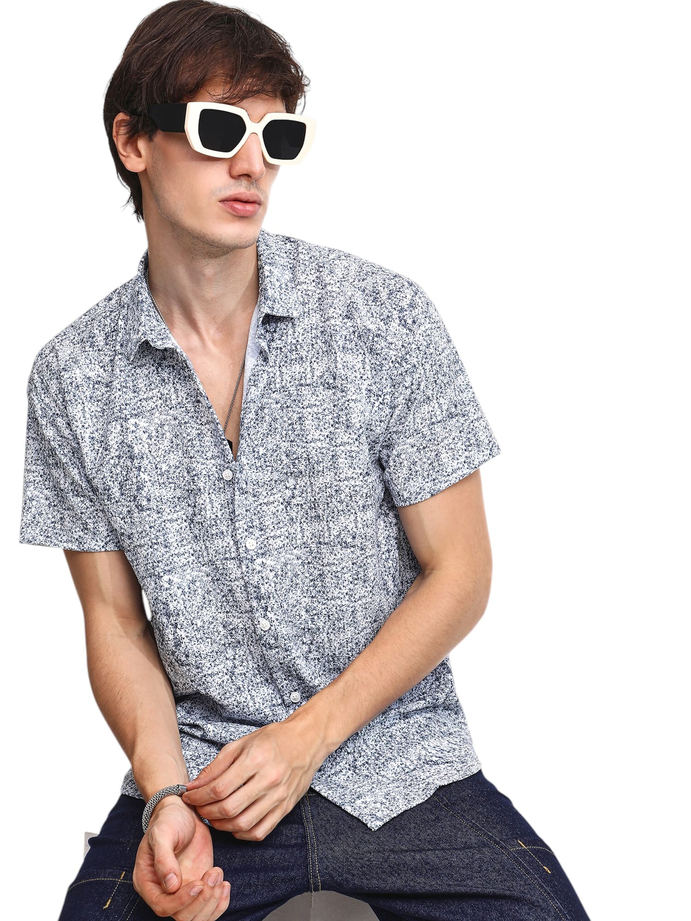 Regular fit Camicia 'Zoie' di Campus Sutra in blu