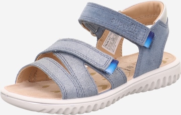 SUPERFIT Sandalen 'SPARKLE' in Blauw: voorkant