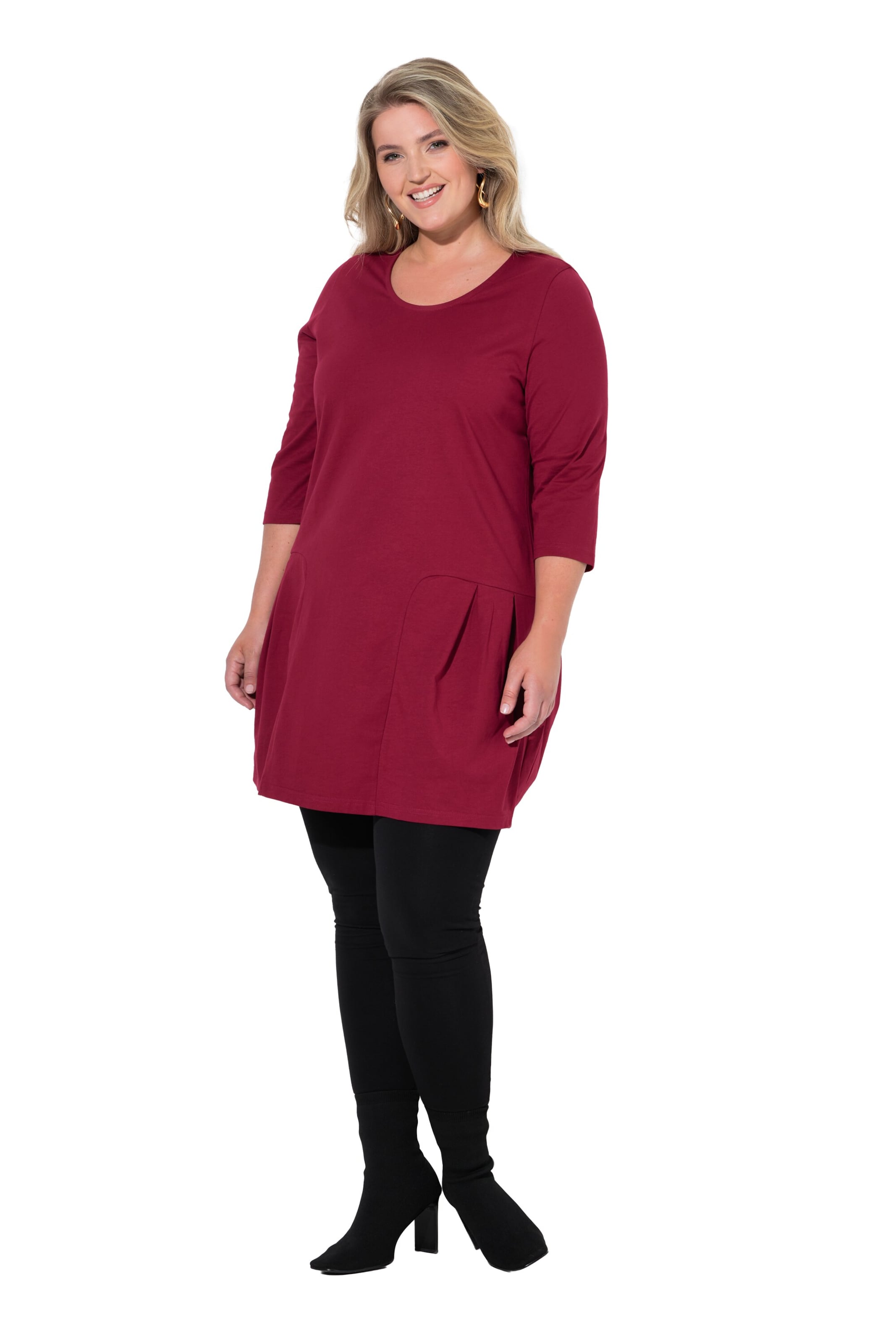 Ulla Popken Kleid in Rot: Vorderseite
