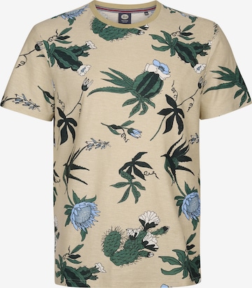 Petrol Industries Majica | bež barva: sprednja stran