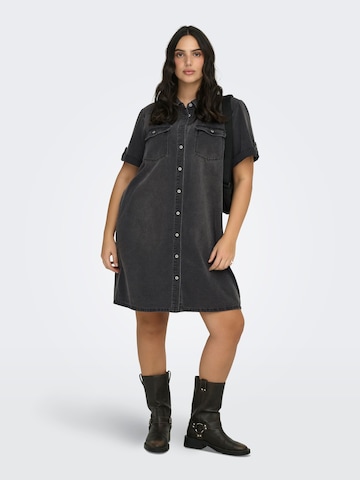 ONLY Carmakoma Shirt dress 'CARLisa' in Black