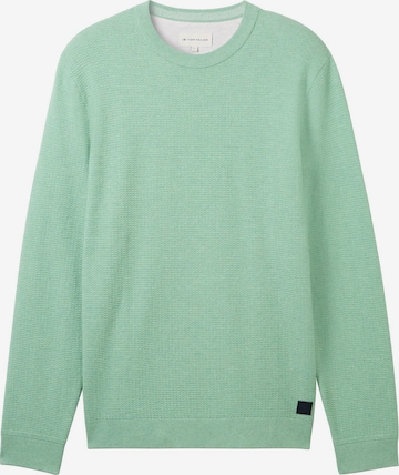 TOM TAILOR Sweater in Green: front