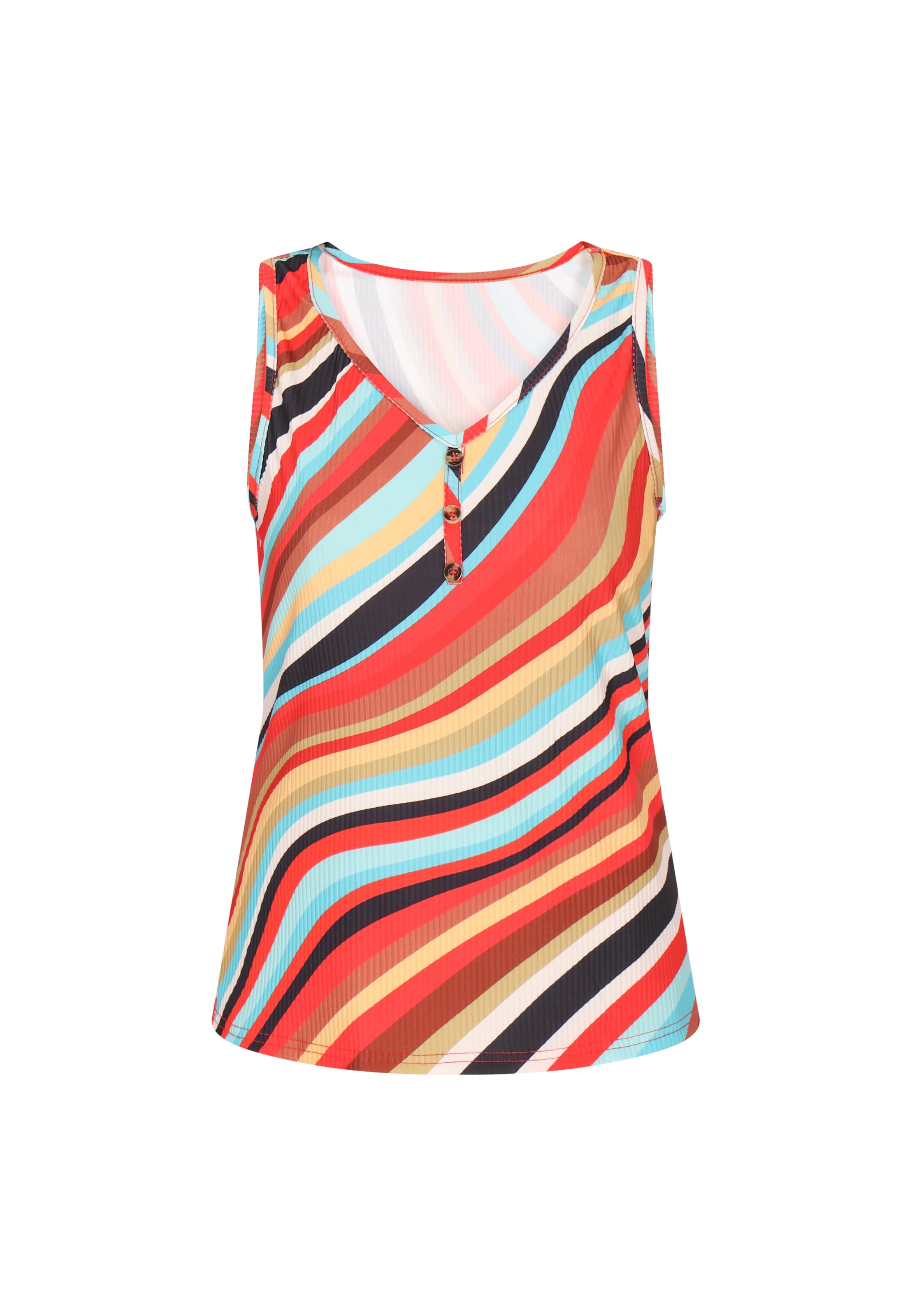 ebeeza Top 'Boho' u tirkiz / crvena / crna / bijela, Pregled proizvoda