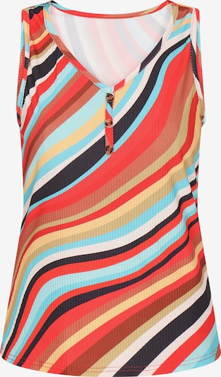 ebeeza Top 'Boho' u tirkiz / crvena / crna / bijela, Pregled proizvoda