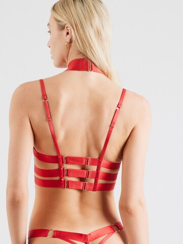 T-shirt Reggiseno 'CLEMENTINE UP' di Hunkemöller in rosso