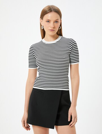 Koton Sweater in Black: front