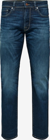 Regular Jean 'SCOTT' SELECTED HOMME en bleu : devant