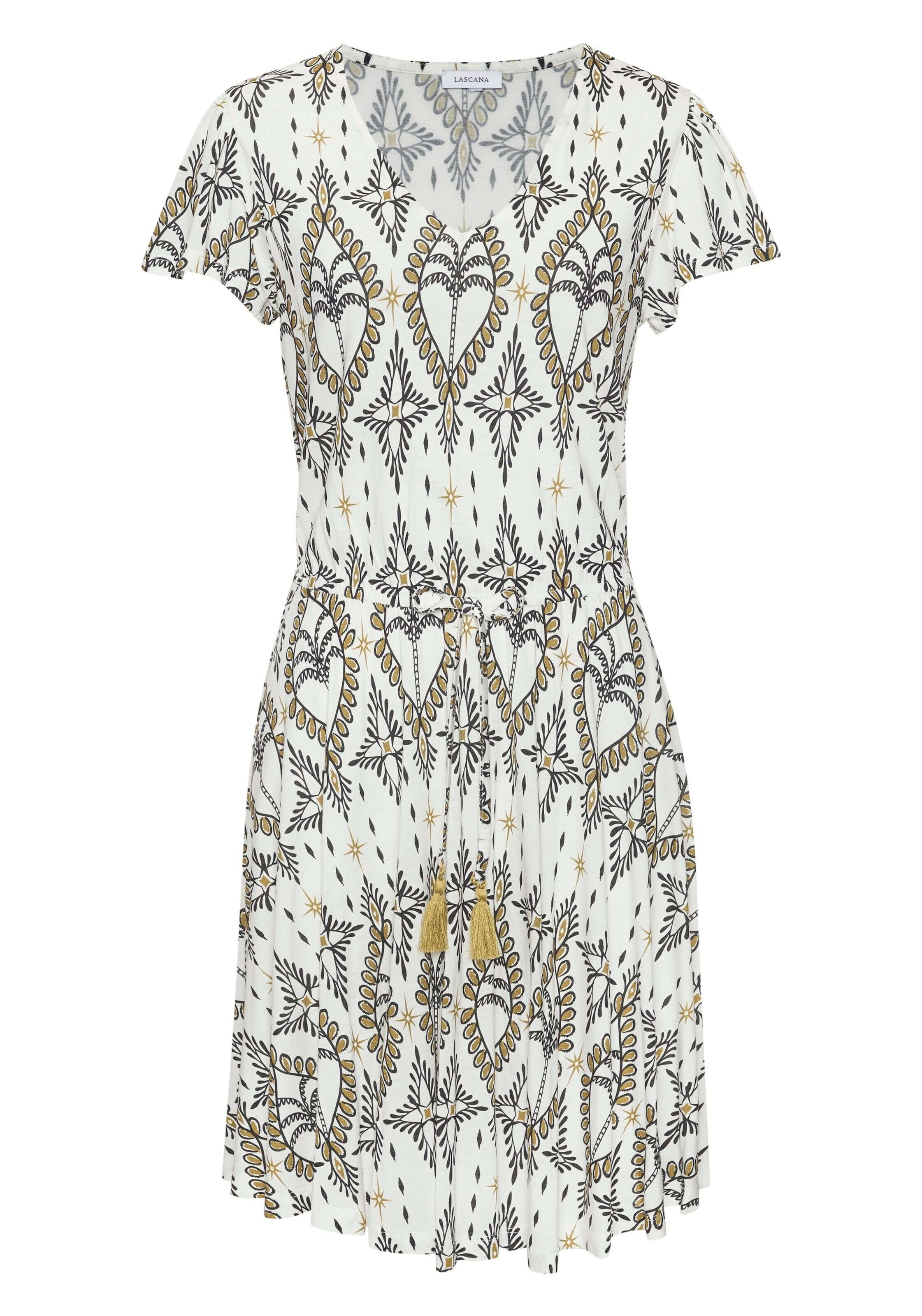 LASCANA Kleid in Beige: Vorderseite