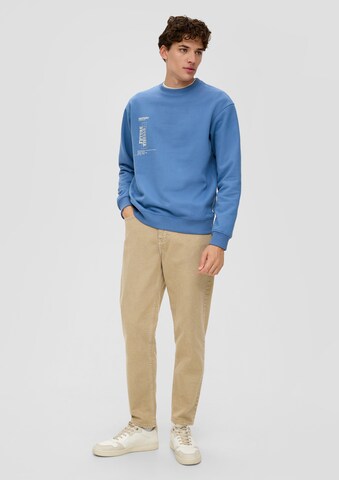 QS Sweatshirt in Blau